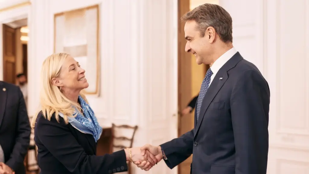 Κυριάκος Μητσοτάκης: Συναντήθηκε με την Πρόεδρο του Πανεπιστημίου Yale Maurie McInnis (Βίντεο)