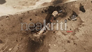 Ρέθυμνο: Πέταξαν μολότοφ σε προαύλιο δημοτικού σχολείου (φωτογραφίες)