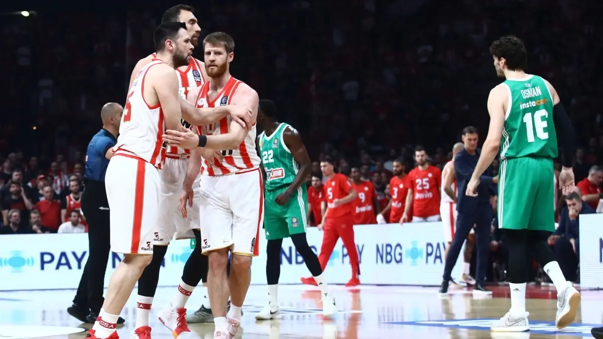 Ολυμπιακός: Χρηματικό πρόστιμο για το Game 2 με τον Παναθηναϊκό AKTOR στο ΣΕΦ