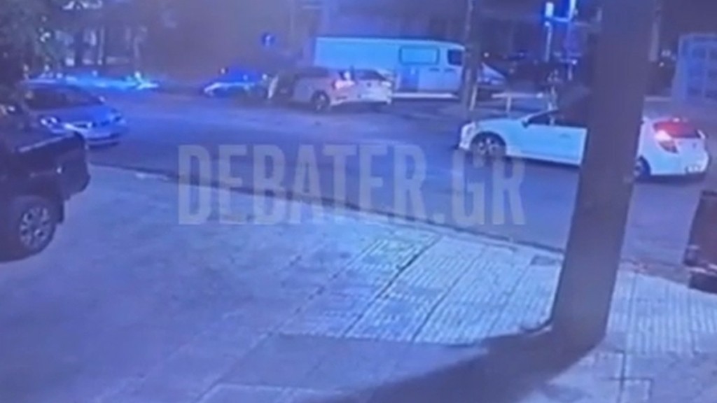 Περιστέρι-πυροβολισμοί: Βίντεο ντοκουμέντο από τη σύγκρουση των οχημάτων μετά την καταδίωξη