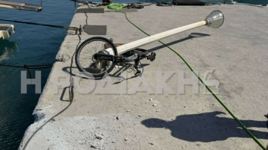Ρόδος: Θαλαμηγός «καρφώθηκε» με ιλιγγιώδη ταχύτητα στην προβλήτα (Βίντεο)