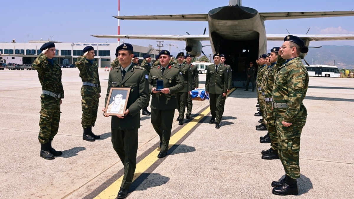 Καβάλα: Επαναπατρισμός ταυτοποιηθέντων οστών Έλληνα πεσόντα στρατιωτικού από την Κύπρο (Φωτογραφίες)