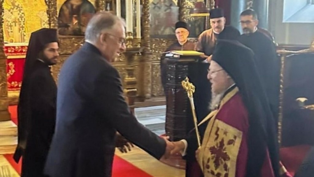 Τάκης Θεοδωρικάκος: Επίσκεψη στη Θεολογική Σχολή της Χάλκης με τον Οικουμενικό Πατριάρχη (Βίντεο)