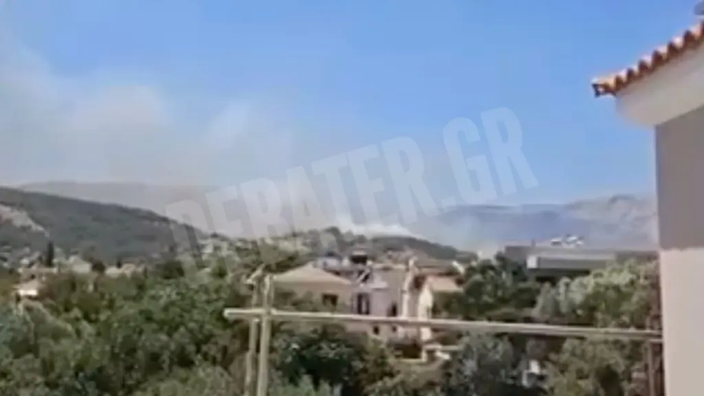 Πυρκαγιά στον Κόφινα Χίου – Καίει σε τρία μέτωπα (βίντεο+φωτογραφίες)