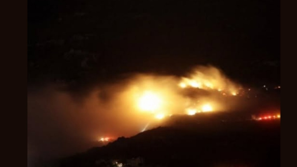 Πάρνηθα: Φωτιά τη νύχτα κοντά στο καταφύγιο Μπάφι – Κάηκαν 5 στρέμματα