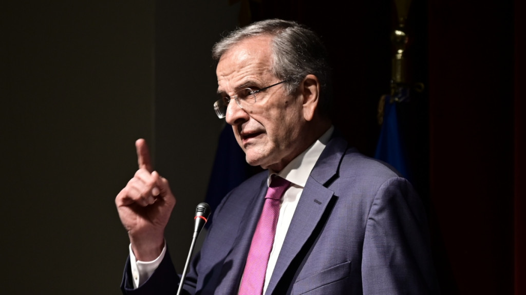 Συνάντηση Σαμαρά με τον ηγούμενο της Ιεράς Μονής Αγίας Αικατερίνης Όρους Σινά