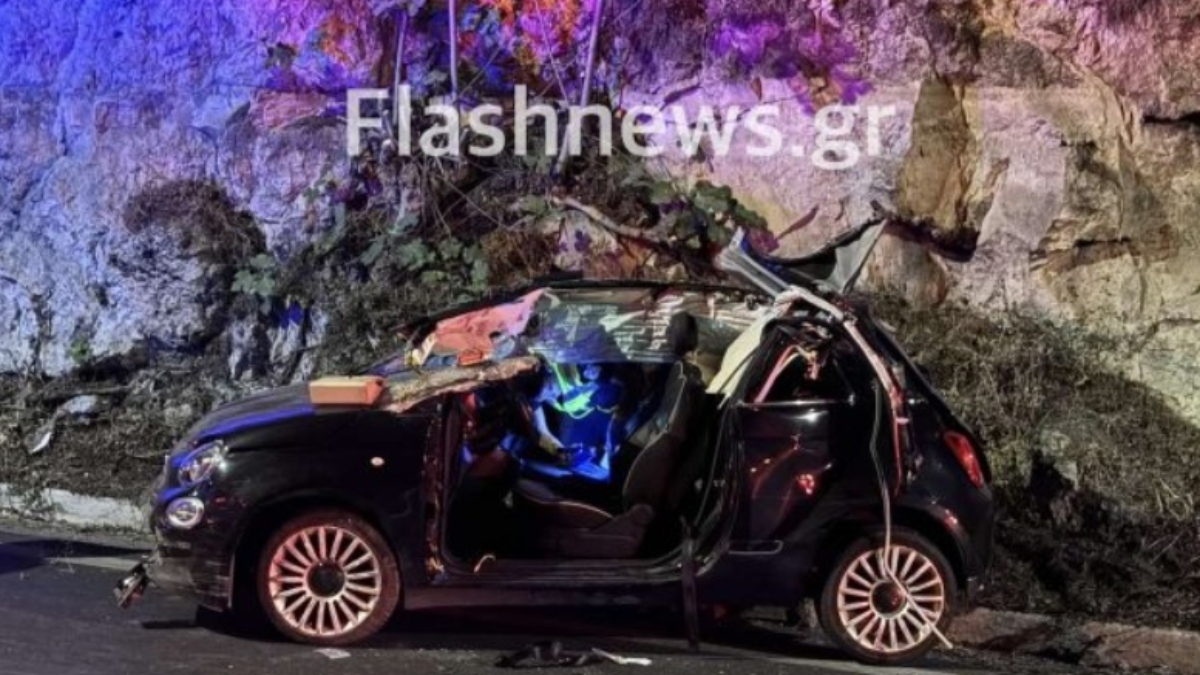 Τρομακτικό τροχαίο στα Χανιά με θύμα μια 35χρονη – Η πόρτα του ΙΧ βρέθηκε 15 μέτρα μακριά (Φωτογραφίες)