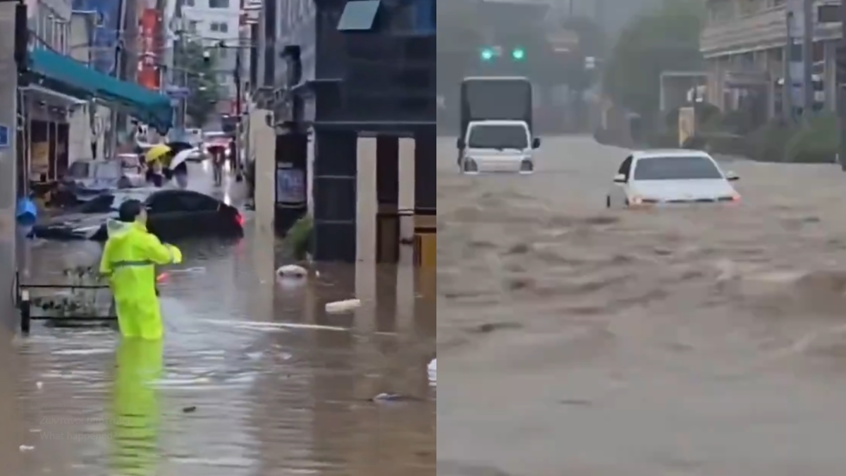 Νότια Κορέα: Σχεδόν 3.000 άνθρωποι δεν μπορούν ακόμη να επιστρέψουν στα σπίτια τους λόγω των πλημμυρών (βίντεο)