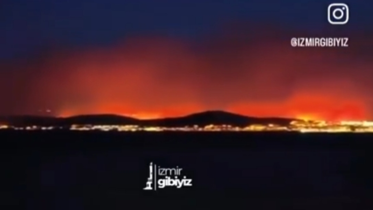Τουρκία: Νέα μεγάλη πυρκαγιά κοντά στη Σμύρνη, έκλεισε ο αυτοκινητόδρομος που τη συνδέει με την Τσεσμέ