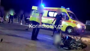 Βραχάτι Κορινθίας: Σοβαρό τροχαίο με δυο τραυματίες