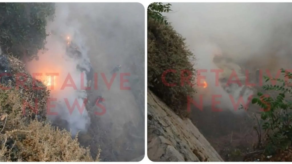 Φωτιά στα Ενετικά Τείχη Ηρακλείου – Πυκνοί καπνοί κάλυψαν την περιοχή (Βίντεο – Φωτογραφίες)