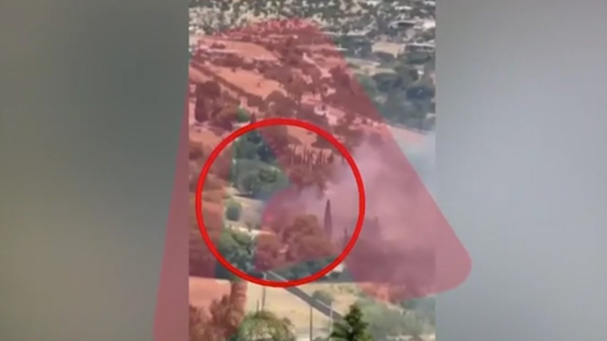 Φωτιά στο Κορωπί: Βίντεο ντοκουμέντο από το σημείο που ξεκίνησε η πυρκαγιά
