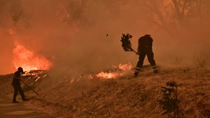 Φωτιά στο Κρυονέρι Αττικής: Χωρίς ενεργό μέτωπο – Μάχη με τις ενεργές εστίες η Πυροσβεστική