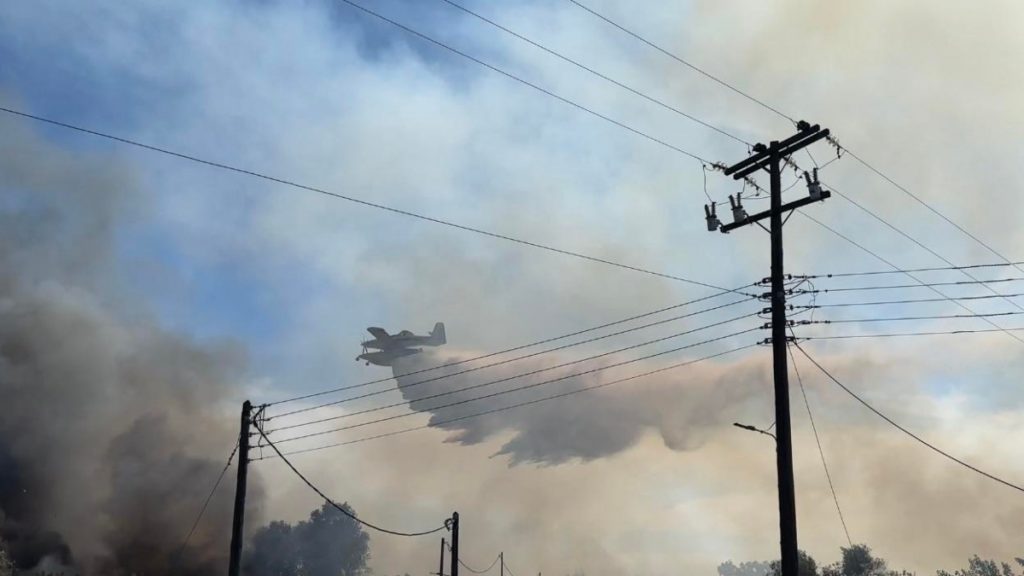 Φωτιά στη Μεσσηνία: Νέο μήνυμα του 112 για εκκένωση οικισμου