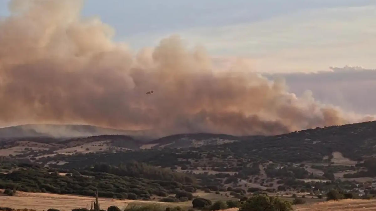 Θεσσαλονίκη: Σε ύφεση η φωτιά στο Ωραιόκαστρο – Ήχησε νωρίτερα το 112 (Bίντεο)