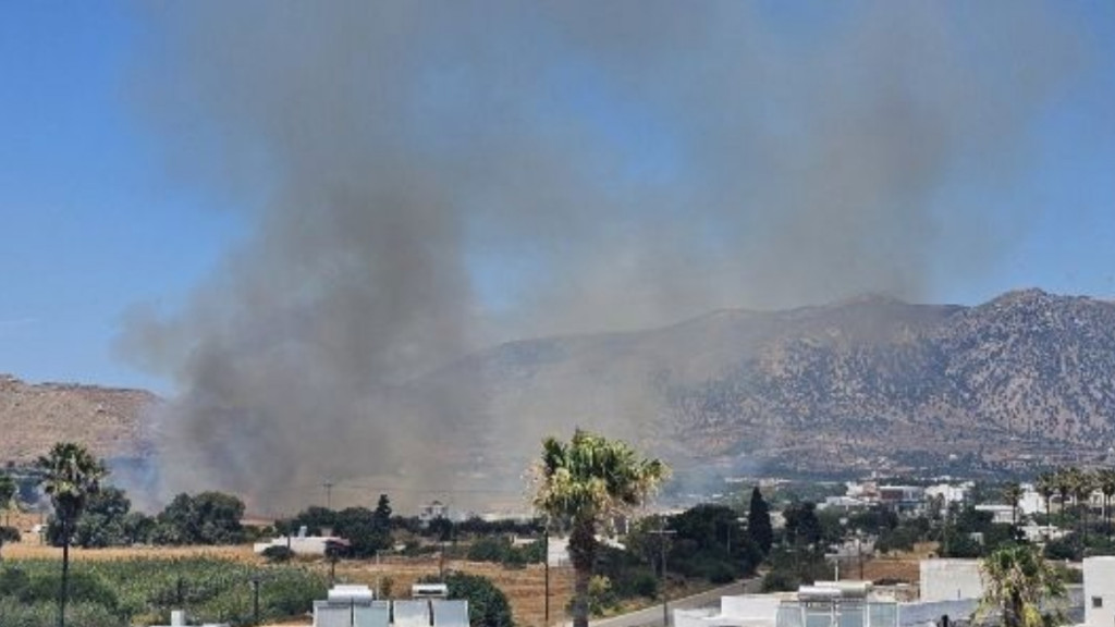 Πυρκαγιά στην Καρδάμαινα της Κω