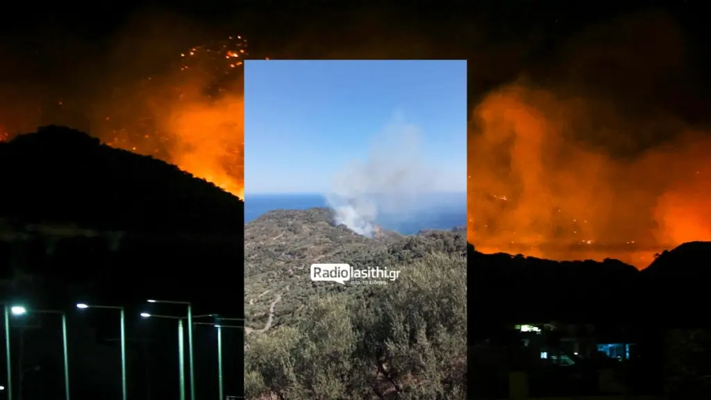 Ιεράπετρα: Δείτε το σημείο από όπου ξεκίνησε η μεγάλη φωτιά – Ανυπολόγιστη η καταστροφή στην περιοχή