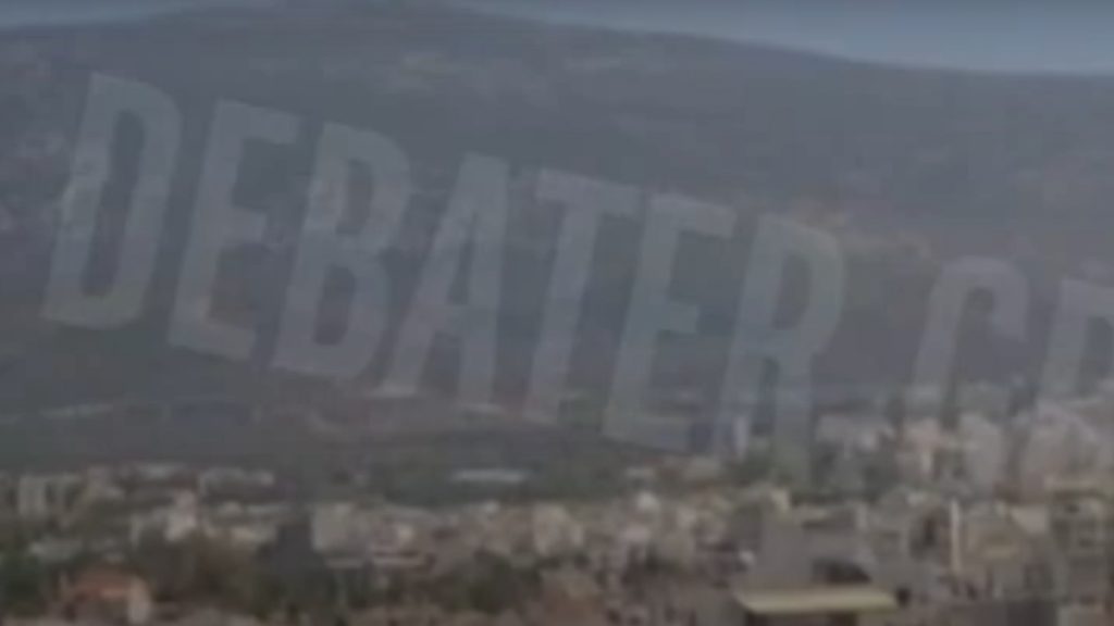 Δείτε την στιγμή που ξεσπάσει η φωτιά στην Πολυτεχνειούπολη (Βίντεο)