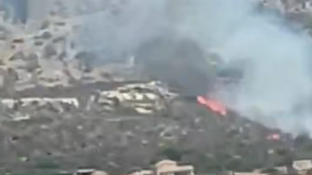 Φωτιά τώρα στην Πλύτρα Λακωνίας (Βίντεο)