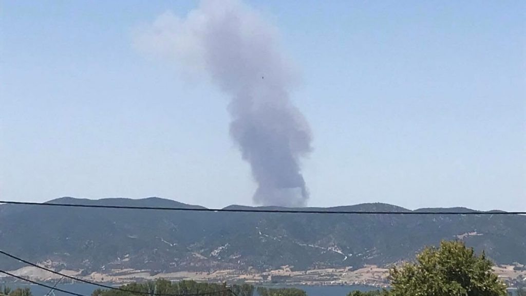 Θεσσαλονίκη: Πυρκαγιά σε αγροτοδασική έκταση στη Βόλβη – 5 εναέρια στην μάχη της κατάσβεσης