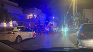 Ηράκλειο: Μηχανή έπεσε σε αυτοκίνητο μετά από καταδίωξη