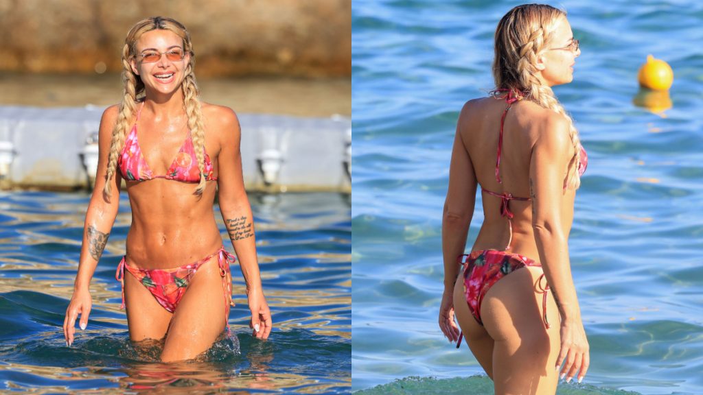 Josephine: Έβαλε «φωτιά» στη Μύκονο με το μικροσκοπικό ροζ μπικίνι της – Φωτογραφίες