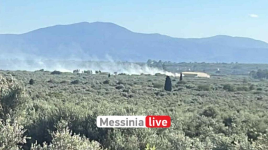 Φωτιά σε χαμηλή βλάστηση στην Μικρομάνη Καλαμάτας – Επιχειρούν 3 εναέρια μέσα (Βίντεο)