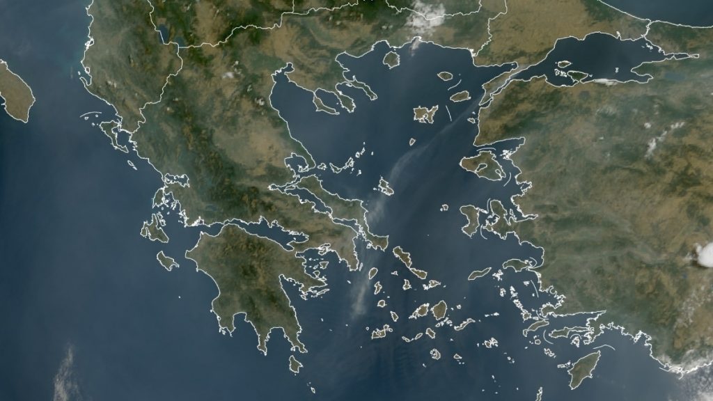 Φωτιές στην Τουρκία: Η δορυφορική εικόνα με τους καπνούς που έφτασαν στην Πεντέλη