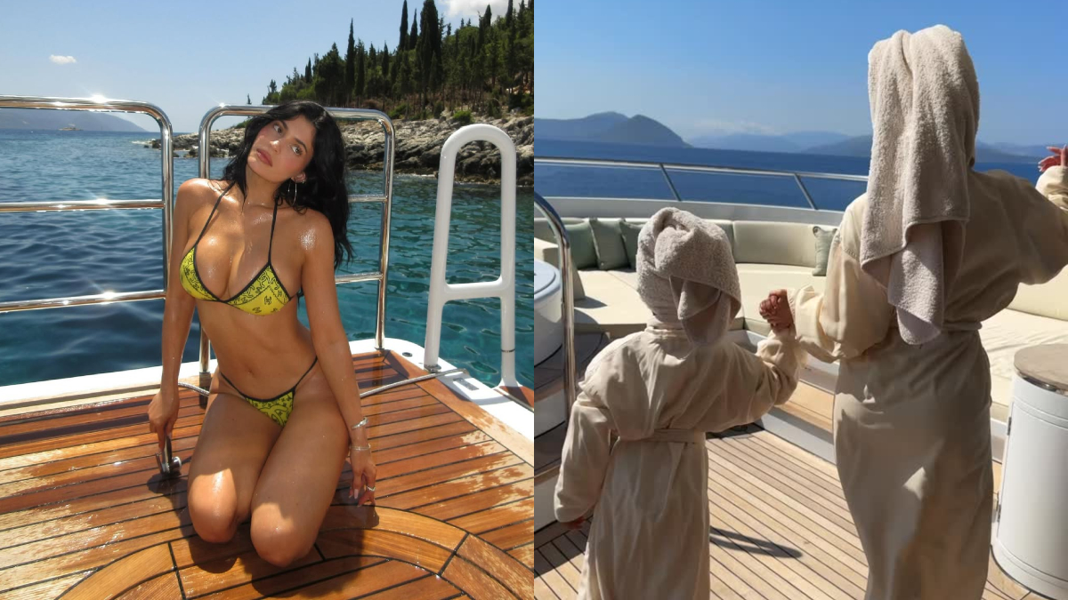 Kylie Jenner: Ο ξέφρενος χορός με την κόρη της στην πολυτελή θαλαμηγό – Δείτε της μαζί (vid)