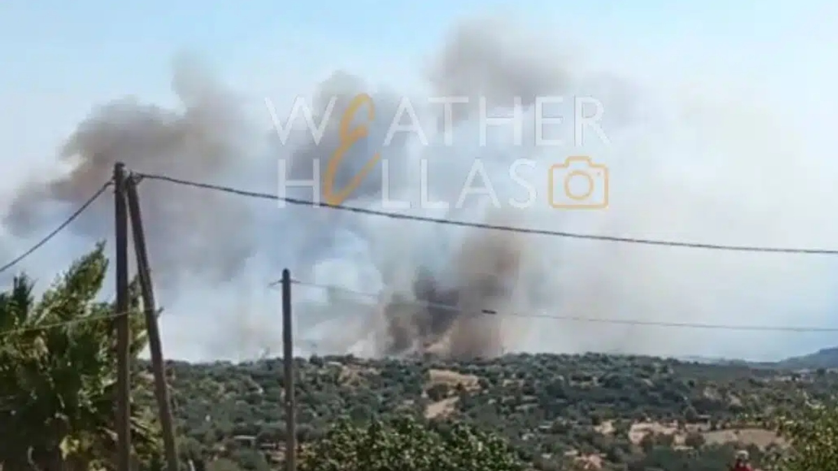 Φωτιά στο Λάχι Λακωνίας: Μαίνεται ανεξέλεγκτη η πυρκαγιά – Μπαράζ μηνυμάτων του 112 για εκκενώσεις οικισμών