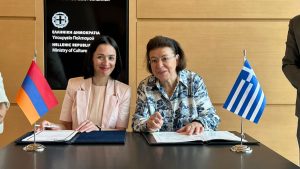 Μενδώνη: Συναντήθηκε με την υπουργό Παιδείας και Πολιτισμού της Αρμενίας – Υπογράφηκαν 4 σύμφωνα συνεργασίας