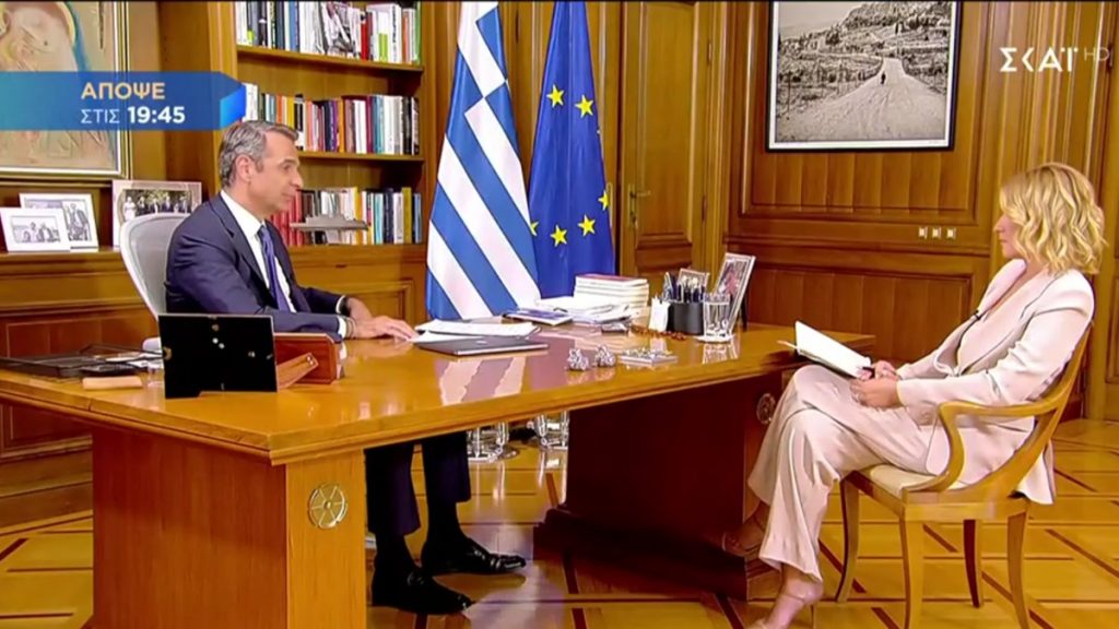 Κυριάκος Μητσοτάκης: Απόψε η συνέντευξη στο κεντρικό δελτίο ειδήσεων του ΣΚΑΪ – Δείτε το τρέιλερ