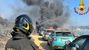 Φωτιά στη Σαρδηνία της Ιταλίας
