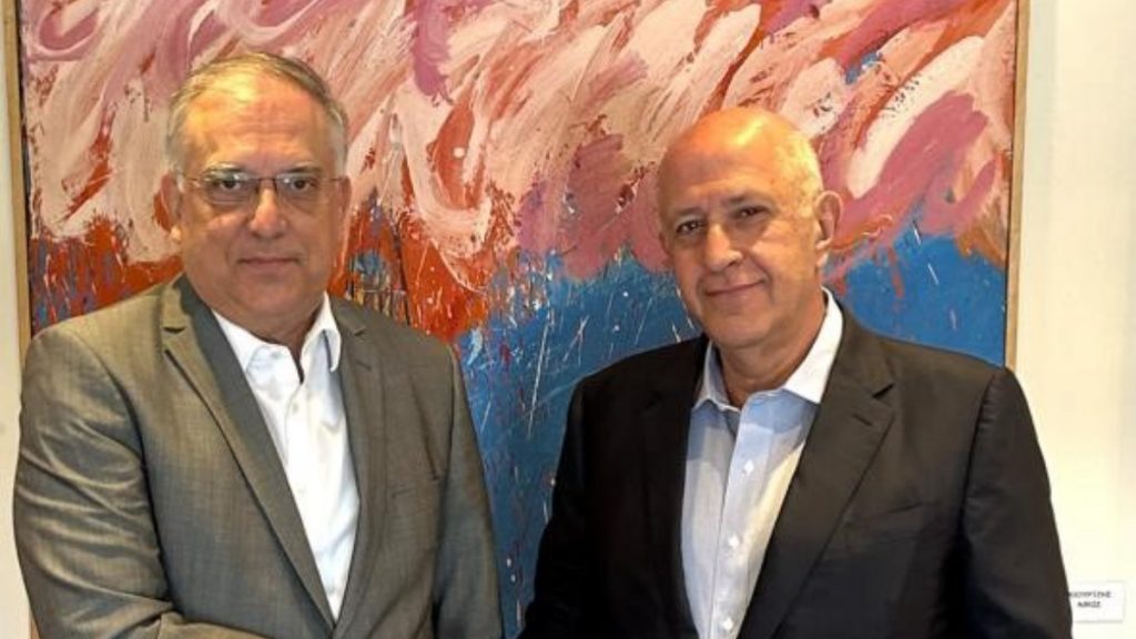 Συνάντηση του Τάκη Θεοδωρικάκου με τον Πρόεδρο του ΣΕΒ