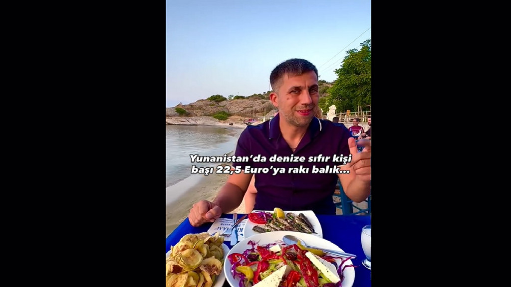 Τουρκία: TikToker πλήρωσε 22,5 ευρώ σε ελληνική ταβέρνα και προκάλεσε αντιδράσεις – “Δεν πρέπει να δίνουμε λεφτά στους Έλληνες”