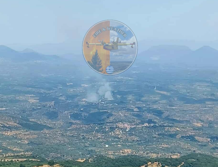 Φωτιά στη Μεσσηνία, καίει κοντά σε οικισμό – Μήνυμα του 112 για εκκένωση του Νερόμυλου
