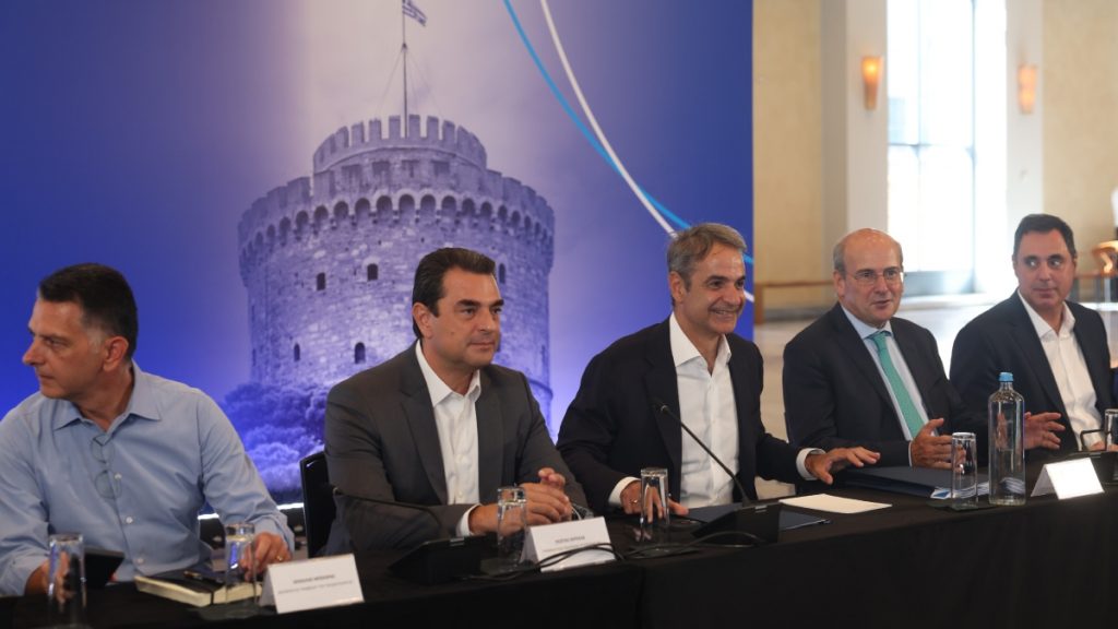 Σύσκεψη Μητσοτάκη με βουλευτές της ΝΔ στη Θεσσαλονίκη ενόψει ΔΕΘ