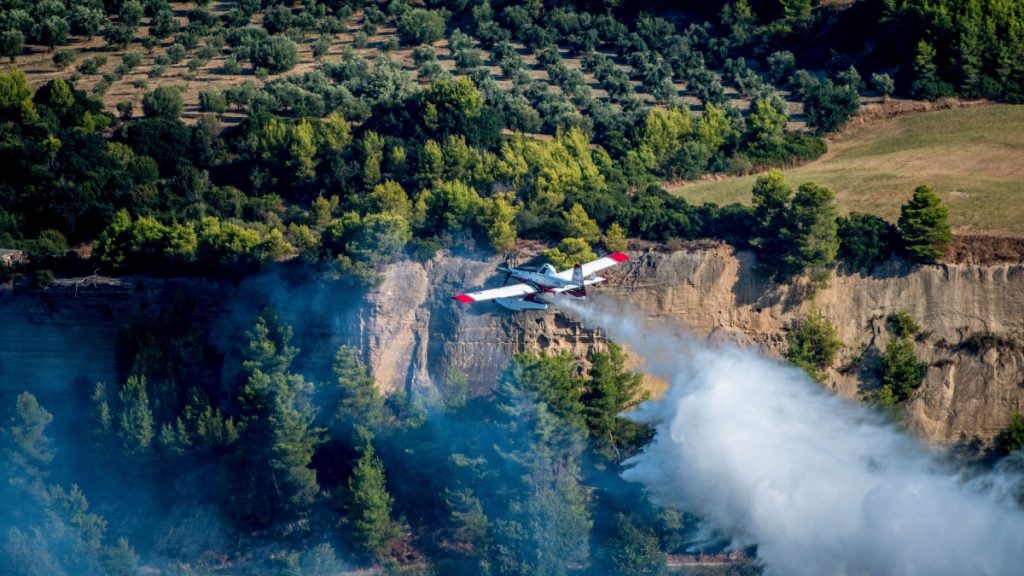 Μεγάλη αναζωπύρωση στο Χελιδόνι Αρχαίας Ολυμπίας