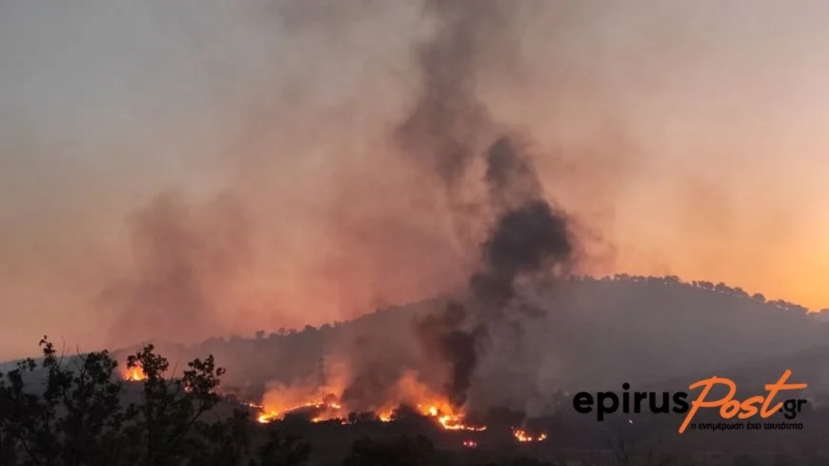 Πολύ υψηλός κίνδυνος πυρκαγιάς σε πέντε περιοχές της χώρας σήμερα Δευτέρα (χάρτης)