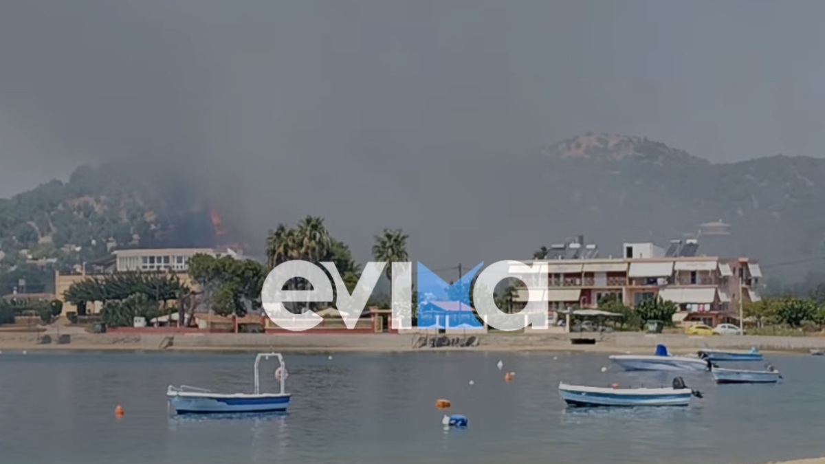 Προς πλήρη οριοθέτηση η πυρκαγιά στον Μαούνη Ευβοίας – Σηκώθηκαν έξι εναέρια μέσα (βίντεο)