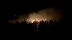 Φωτιά στον Άγιο Θωμά Ηρακλείου: Ολονύχτια μάχη για την κατάσβεση (βίντεο)