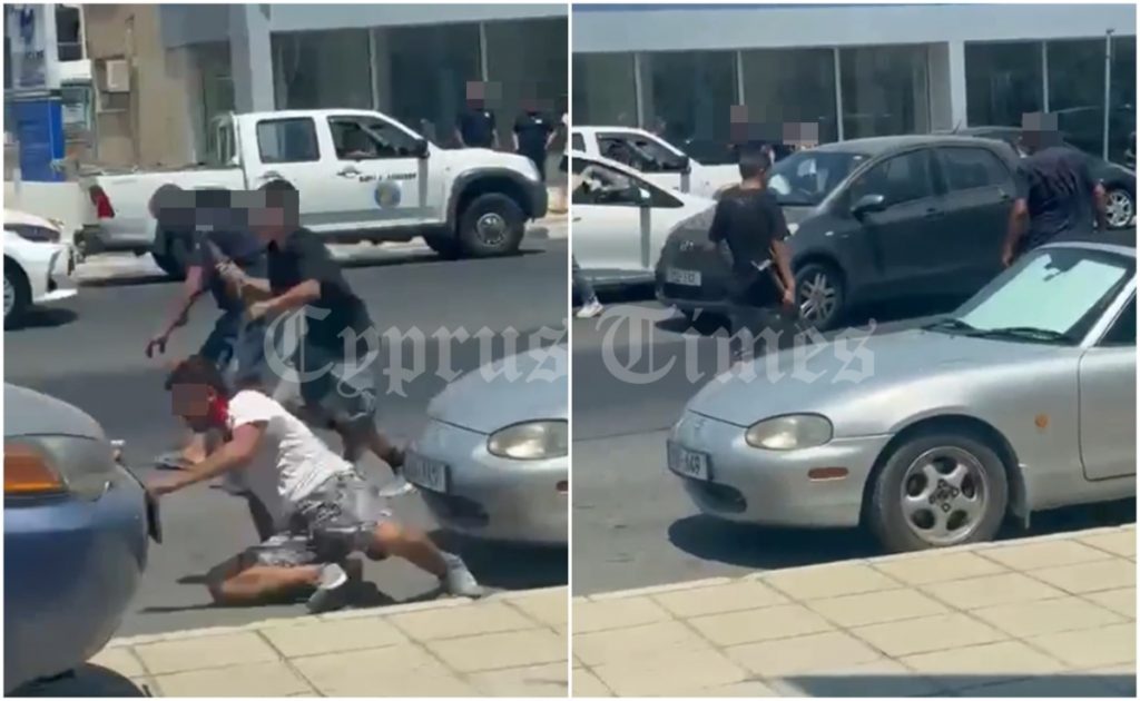 Χάος στη Λεμεσό: Πιάστηκαν στα χέρια Ελληνοκύπριοι και Κούρδοι (βίντεο)