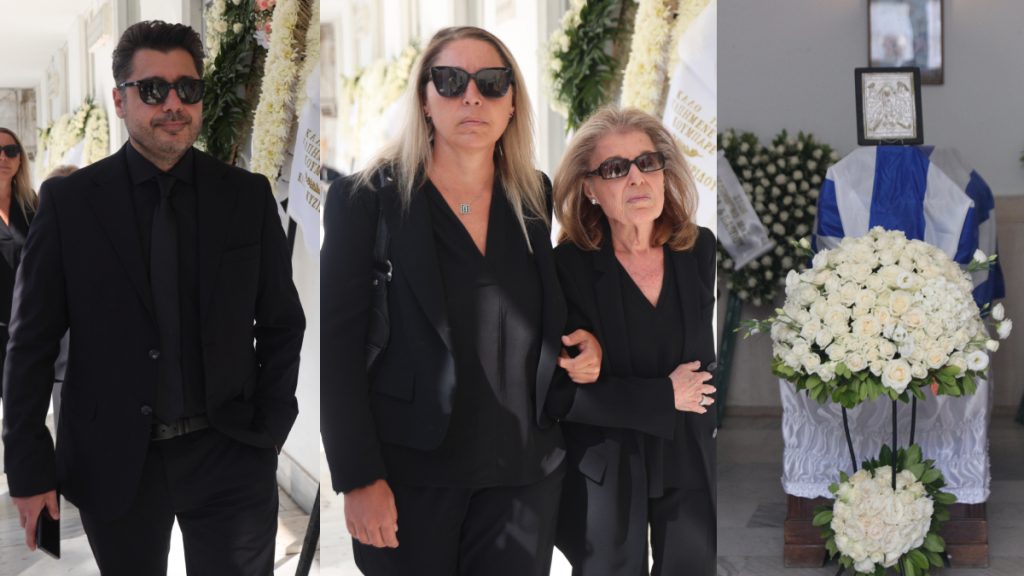 Δημήτρης Κωνσταντάρας: Θλίψη στην κηδεία του σπουδαίου δημοσιογράφου – Δείτε φωτογραφίες από το Α’ Νεκροταφείο