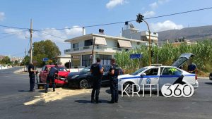 Χανιά: Τροχαίο ατύχημα στον κόμβο της Σούδας – Τραυματίας στο νοσοκομείο