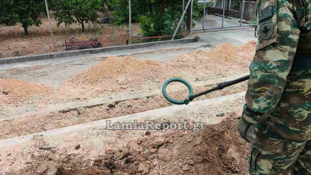 Λαμία: Εξουδετερώθηκαν τα βλήματα του Β’ Παγκοσμίου Πολέμου που βρέθηκαν στη Ροδίτσα (βίντεο+φωτογραφίες)