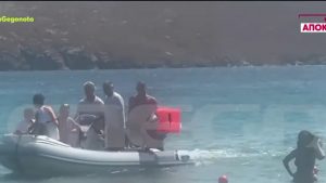 Λήμνος: Βίντεο από την διάσωση παιδιών που εγκλωβίστηκαν στη θάλασσα με SUP – Συμμετείχαν λουόμενοι