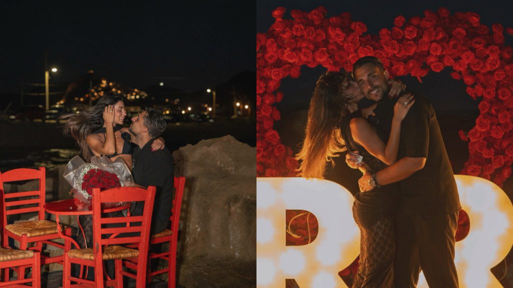 Μαριαλένα Ρουμελιώτη & Σάκης Κατσούλης: Νέες φωτογραφίες από την πρόταση γάμου – «Τα φιλιά μας»