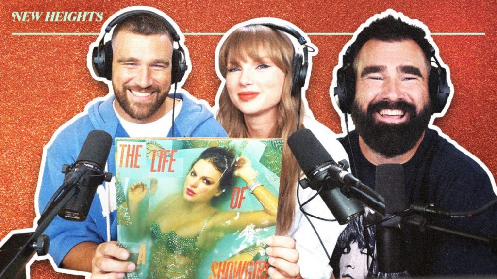 To επεισόδιο του podcast «New Heights» με την Τέιλορ Σουίφτ συγκέντρωσε 15 εκ. προβολές