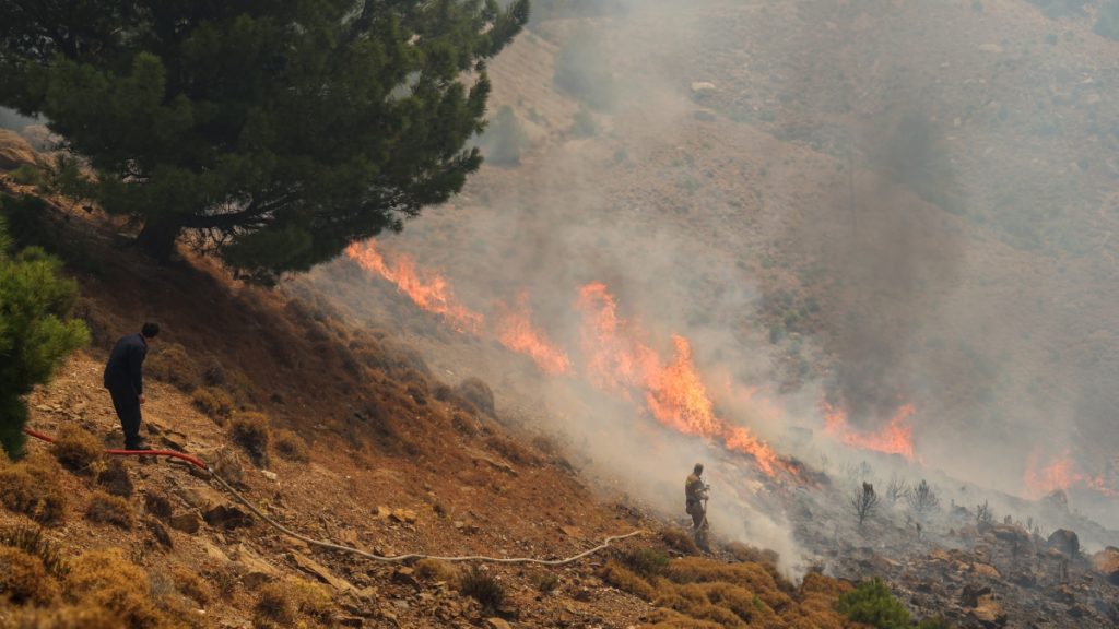 Πολύ υψηλός κίνδυνος πυρκαγιάς σήμερα – Ποιες περιοχές είναι σε “πορτοκαλί” συναγερμό