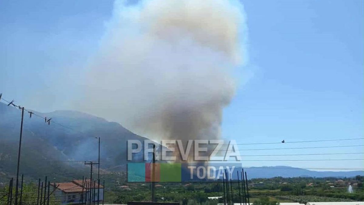 Πρέβεζα: Καλύτερη η εικόνα σε Αηδόνι και Κλεισούρα – Σηκώθηκαν 11 εναέρια μέσα, μήνυμα από το 112 (Φωτογραφίες + Βίντεο)